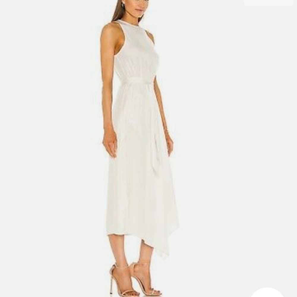 Vince BoneHankerchief Halter Dress sz. 14
